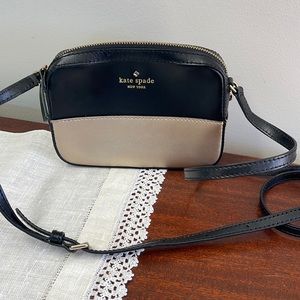 Kate Spade Black and Gold Crossbody Bag